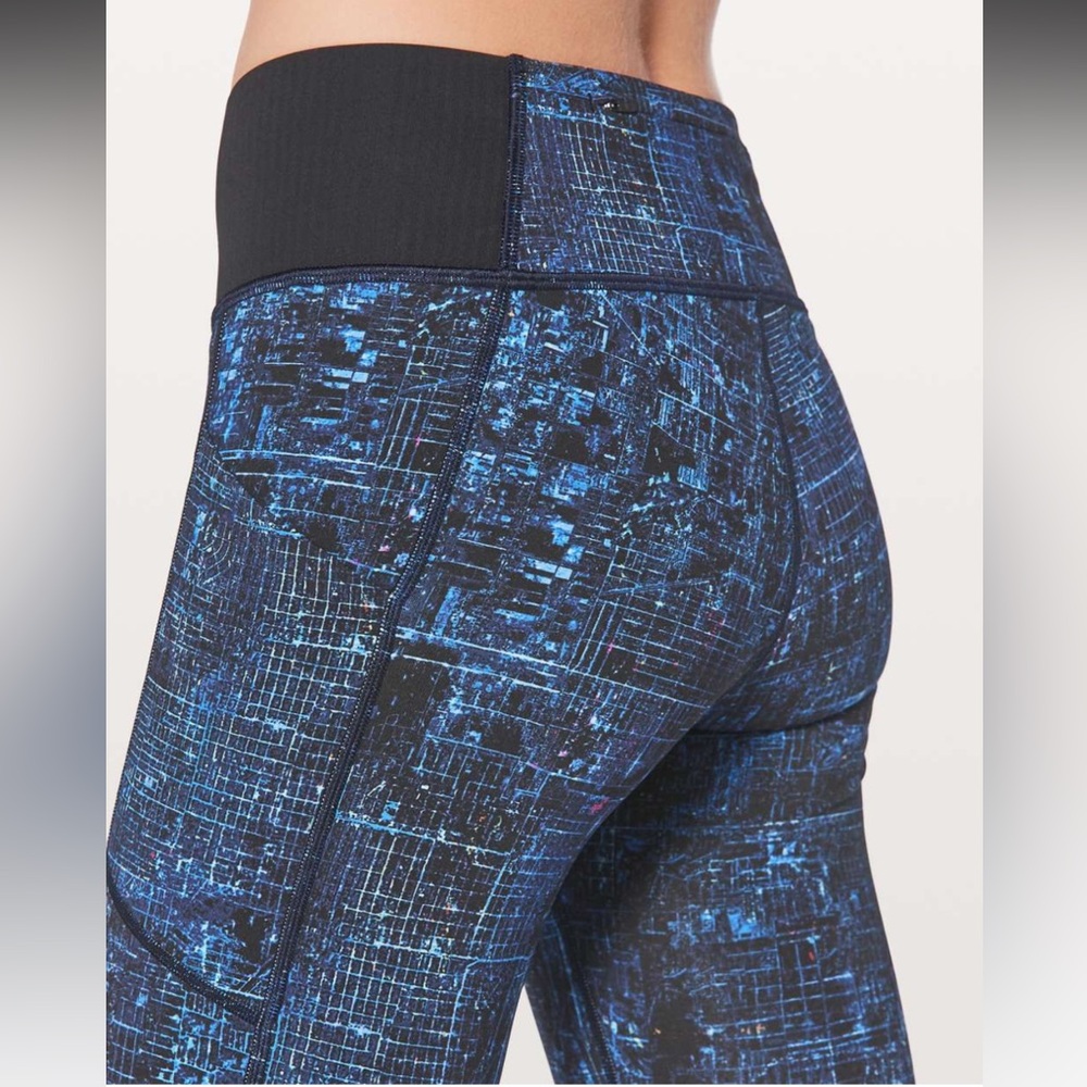 Lululemon Keep Your Form Tight 25" - City Lights Multi Black / Black - Size 2 - Picture 5 of 13